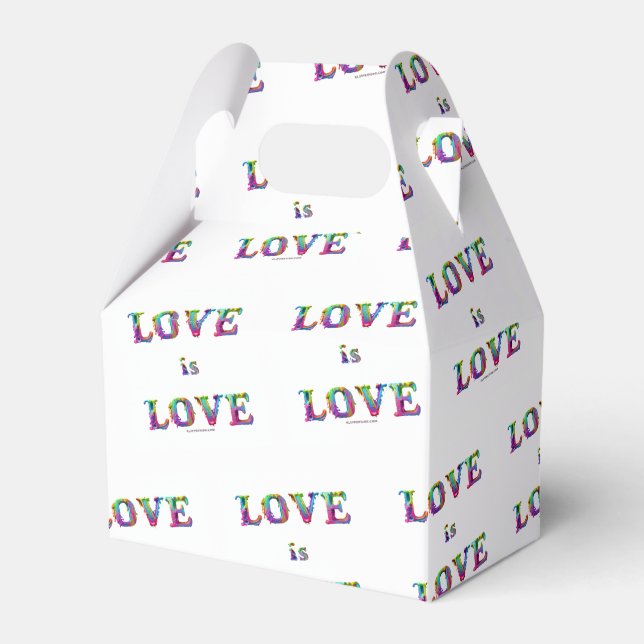 SlipperyJoe love is love dripping melting dynamic  Favour Box (Front Side)