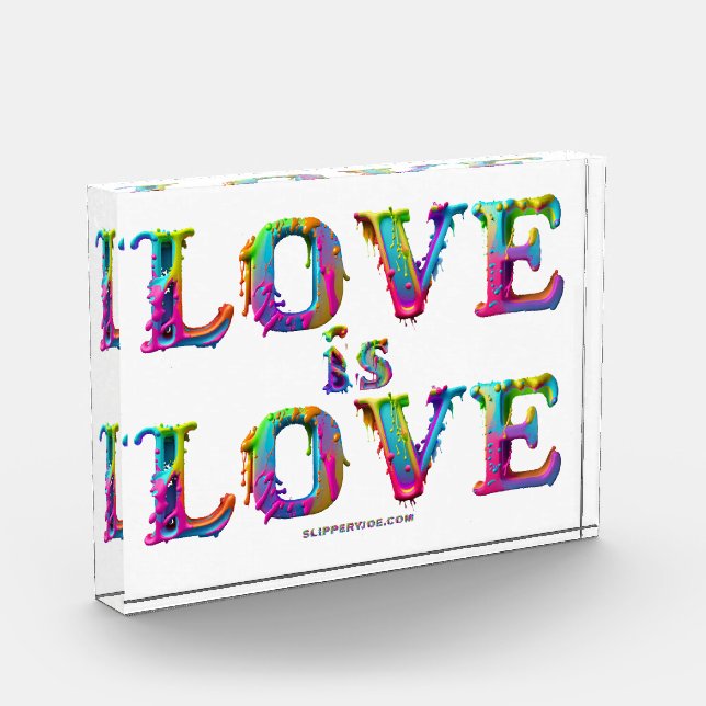 SlipperyJoe love is love dripping melting dynamic  Photo Block (Left)