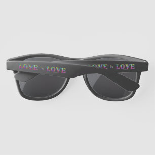 SlipperyJoe love is love dripping melting dynamic  Sunglasses