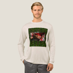 SlipperyJoe male chest six pack stomach bare torso Tri-Blend Shirt