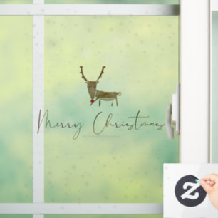 SlipperyJoe Merry Christmas reindeer red-nose antl