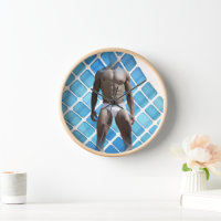 SlipperyJoe muscular man six-pack abs male white u