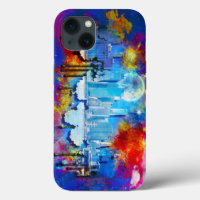 SlipperyJoe NYC graffiti moon surrounded swirling 