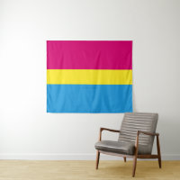 SlipperyJoe pansexual pride flag pink amber and cy