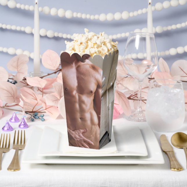 SlipperyJoe shirtless muscular man sixpack abs fit Favour Box (Wedding)
