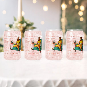 SlipperyJoe socialising drinking party vintage wom Can Glass