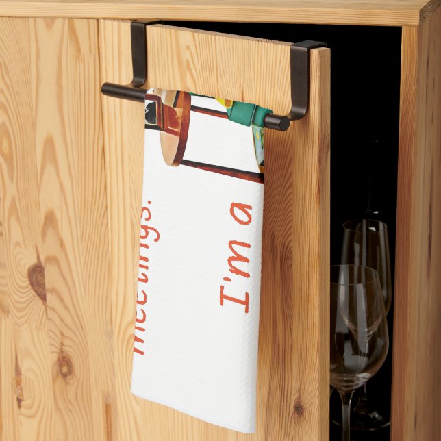 SlipperyJoe socialising drinking party vintage wom Tea Towel (Thirds Fold)