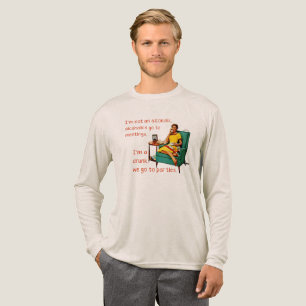 SlipperyJoe socialising drinking party vintage wom Tri-Blend Shirt