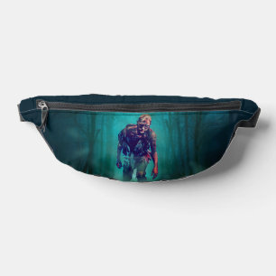 SlipperyJoe terrifying zombie figure isolated omin Bum Bags