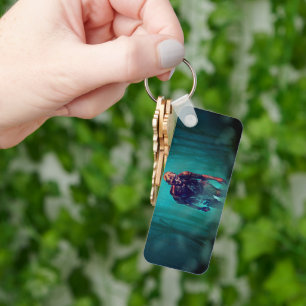SlipperyJoe terrifying zombie figure isolated omin Key Ring