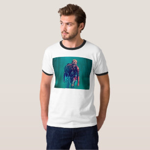 SlipperyJoe terrifying zombie figure isolated omin T-Shirt