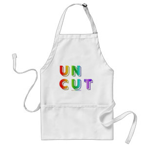 SlipperyJoe uncut vibrant lively neon rainbow ener Standard Apron