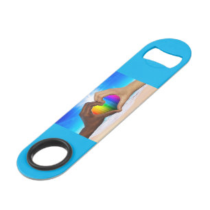 SlipperyJoe vivid rainbow gradient heart interraci