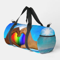 SlipperyJoe vivid rainbow gradient heart interraci