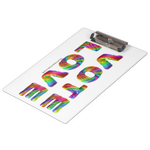 SlipperyJoe vote love equality rainbow-coloured fu Clipboard