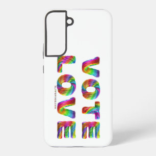 SlipperyJoe vote love equality rainbow-coloured fu Samsung Galaxy Case