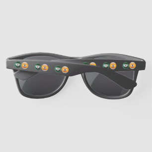 SlipperyJoe's 69 hard pool table two billiard ball Sunglasses