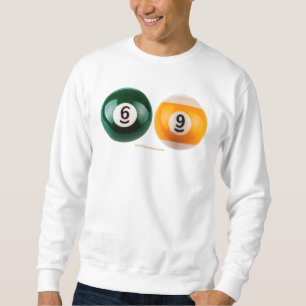 SlipperyJoe's 69 hard pool table two billiard ball Sweatshirt