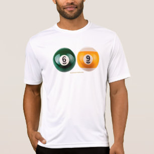 SlipperyJoe's 69 hard pool table two billiard ball T-Shirt