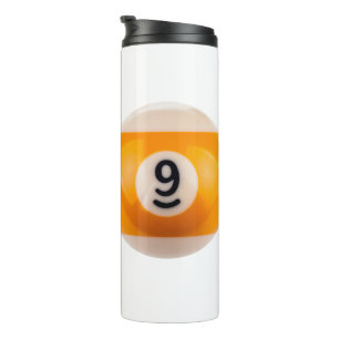 SlipperyJoe's 69 hard pool table two billiard ball Thermal Tumbler