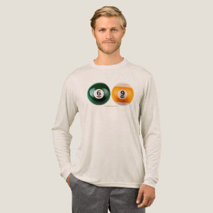 SlipperyJoe's 69 hard pool table two billiard ball Tri-Blend Shirt