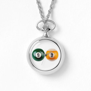 SlipperyJoe's 69 hard pool table two billiard ball Watch