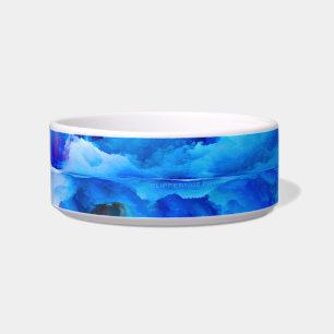 SlipperyJoe's abstract cloud artwork colourful sur Bowl