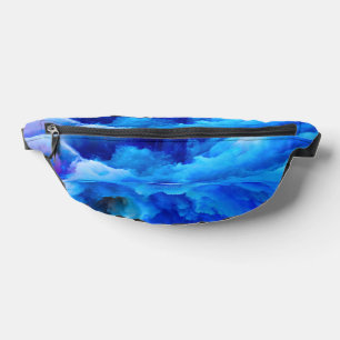 SlipperyJoe's abstract cloud artwork colourful sur Bum Bags