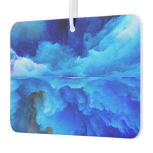 SlipperyJoe's abstract cloud artwork colourful sur Car Air Freshener