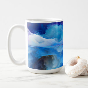 SlipperyJoe's abstract cloud artwork colourful sur Coffee Mug