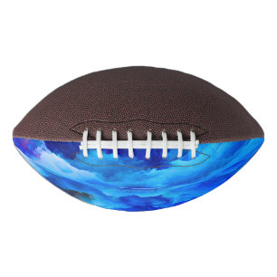 SlipperyJoe's abstract cloud artwork colourful sur Football