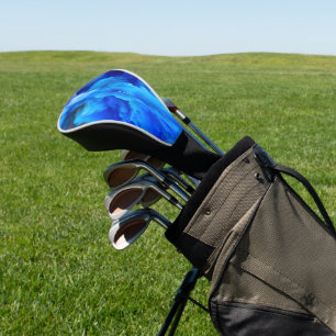 SlipperyJoe's abstract cloud artwork colourful sur Golf Head Cover