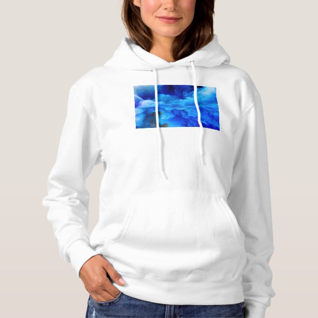 SlipperyJoe's abstract cloud artwork colourful sur Hoodie (Front)