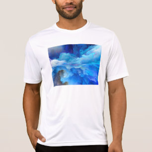SlipperyJoe's abstract cloud artwork colourful sur T-Shirt