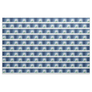 SlipperyJoe's adorable Christmas snowman character Fabric