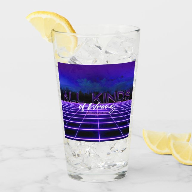 SlipperyJoe's all kinds wrong bold 3D text retro 1 Glass (Front Ice)
