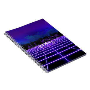 SlipperyJoe's all kinds wrong bold 3D text retro 1 Notebook