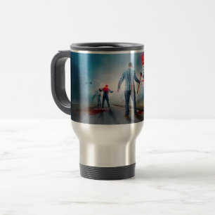 SlipperyJoe's apocalyptic infection hazard Hallowe Travel Mug