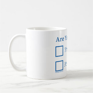 SlipperyJoe's Are You Drunk hammered check boxes c Coffee Mug
