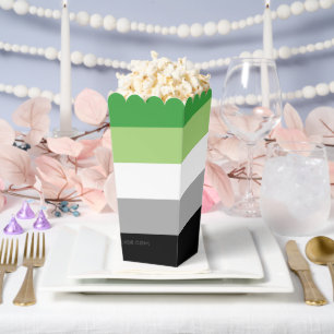 SlipperyJoe's Aromantic Pride Flag gay gifts LGBTQ Favour Box