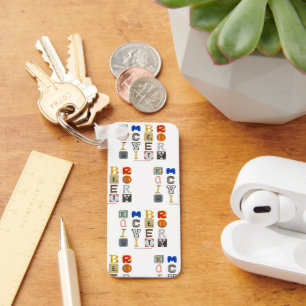 SlipperyJoe's artistic Embrace Diversity gay gifts Key Ring