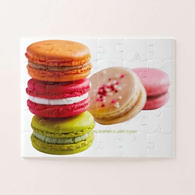 SlipperyJoe's artistic Macaroon cookies gay pride  Jigsaw Puzzle (Horizontal)