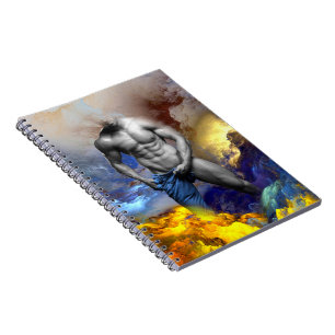 SlipperyJoe's artistic Man putting on jeans gay pr Notebook