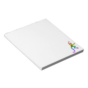 SlipperyJoe's artistic Pride Frog crawling gay gif Notepad