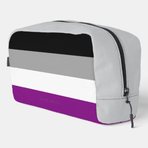 SlipperyJoe's asexual pride flag emphasizing inclu Dopp Kit