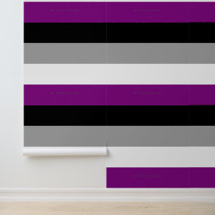 SlipperyJoe's asexual pride flag emphasizing inclu Wallpaper