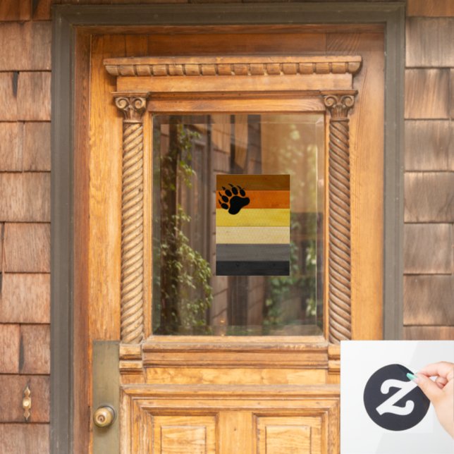 SlipperyJoe's Bear Pride flag wooden floor texture (Home Door)