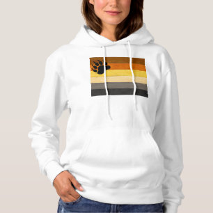 SlipperyJoe's Bear Pride flag wooden floor texture Hoodie