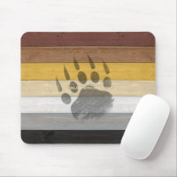 SlipperyJoe's Bear Pride flag wooden floor texture