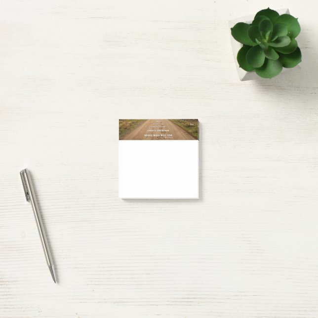 SlipperyJoe's bears will kill you paw prints press Post-it Notes (Office)